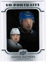 2019-20 Upper Deck Portraits #P35 Auston Matthews